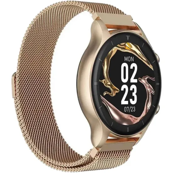 Picture of G-TiDE R1 Classic Gold Bluetooth Calling Smart Watch