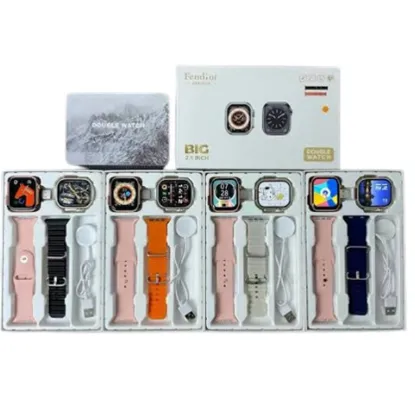 Picture of Fendior double dial  Couple 4 in 1 smart watch
