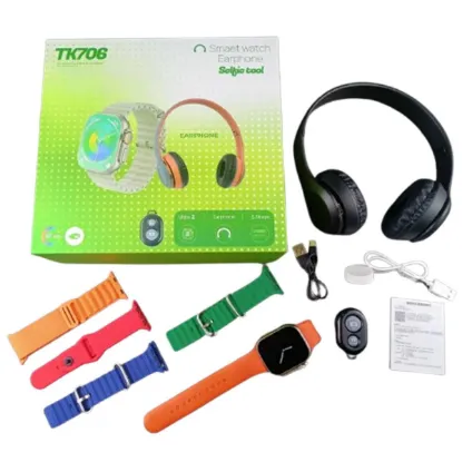 Picture of Tk706 Ultra Smart Watch With Headphone