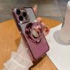Picture of Hot Selling for iPhone 16 Pro Max Holder Water Edge Diamond Protective case