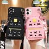 Picture of With Crossbody Strap Wallet Bag 3D Cute Luxury Girl Women Silicone Phone Case Cover for Iphone X Xs 11 12 13 14 15 Plus Pro Max